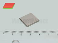 20x20x2 mm N45 NEODYM m�gnes has�b