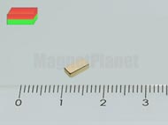 5x3x2 mm N52 NEODYM m�gnes has�b Au