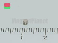 2x2 mm N48 NEODYM m�gnes korong