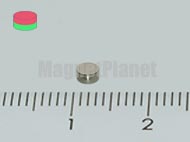 3x2 mm N48 NEODYM m�gnes korong