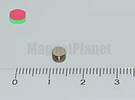 4x2 mm N45 NEODYM m�gnes korong