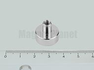 POT-B 12x5 mm NEODYM r�gz�t� m�gnes menetes h�vellyel