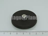 POT-S-B 43x6 NEODYM r�gz�t� m�gnes menetes h�vellyel,  gumibevonattal