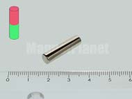 5x20 mm N42 NEODYM m�gnes r�d