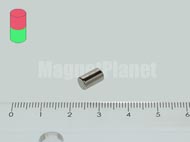 5x8.5 mm N45 NEODYM m�gnes r�d