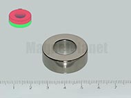 28x7/13 mm N42 NEODYM m�gnes gy�r�