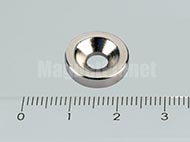 15x4/4 mm N35 NEODYM m�gnes gy�r� s�llyeszt�ssel (�szak)