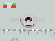 20x3/3,3 mm N38 NEODYM m�gnes gy�r� s�llyeszt�ssel (�szak)